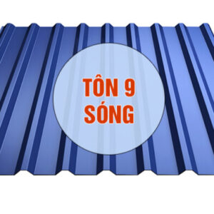 Tôn Lợp 9 Sóng màu xanh dương tím